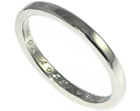 rachel wanted a delicate wedding ring with inside engraving