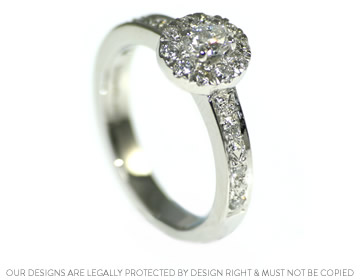 Simon wanted a platinum ring with lots of sparkle