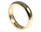 bespoke mans 9ct rose gold wedding ring