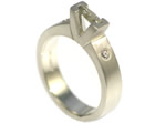kathryn's unusual diamond macle engagement ring