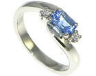 jennie's scissor cut sapphire engagement ring