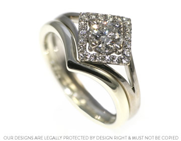 An elegant wedding ring to compliment a stunning engagement ring