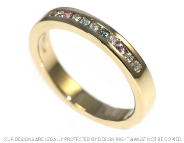 Fairtrade and Fairmined 9ct yellow gold eternity ring