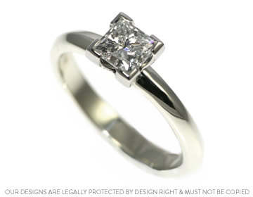 Shannons 1 ct princess cut diamond engagement ring