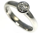jolana's diamond 18ct white gold open tip style engagement ring