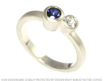 Sapphire clearance ring modern