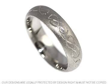 Mike wanted Celtic engraving on his wedding ring