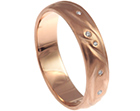 pip's rose gold and diamond eternity ring