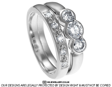 Sam's pave set diamond and platinum wedding ring