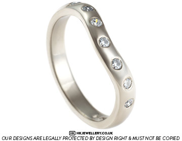 Alison's 18ct white gold and diamond eternity ring