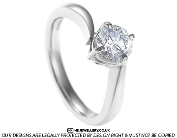 Grace's surprise classic style diamond engagement ring