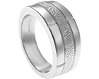 nikki's sterling silver brick work inspired dress ring