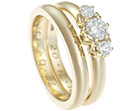 sarah's yellow gold polished wedding ring