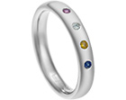 simon's platinum and birthstone eternity ring for sophie