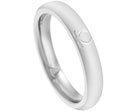 platinum 3mm wide courting band