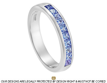 Verity's Tanzanite wedding ring