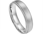 robs hand-finished palladium wedding ring with a contrasting finish