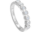 lisa's diamond and palladium eternity ring