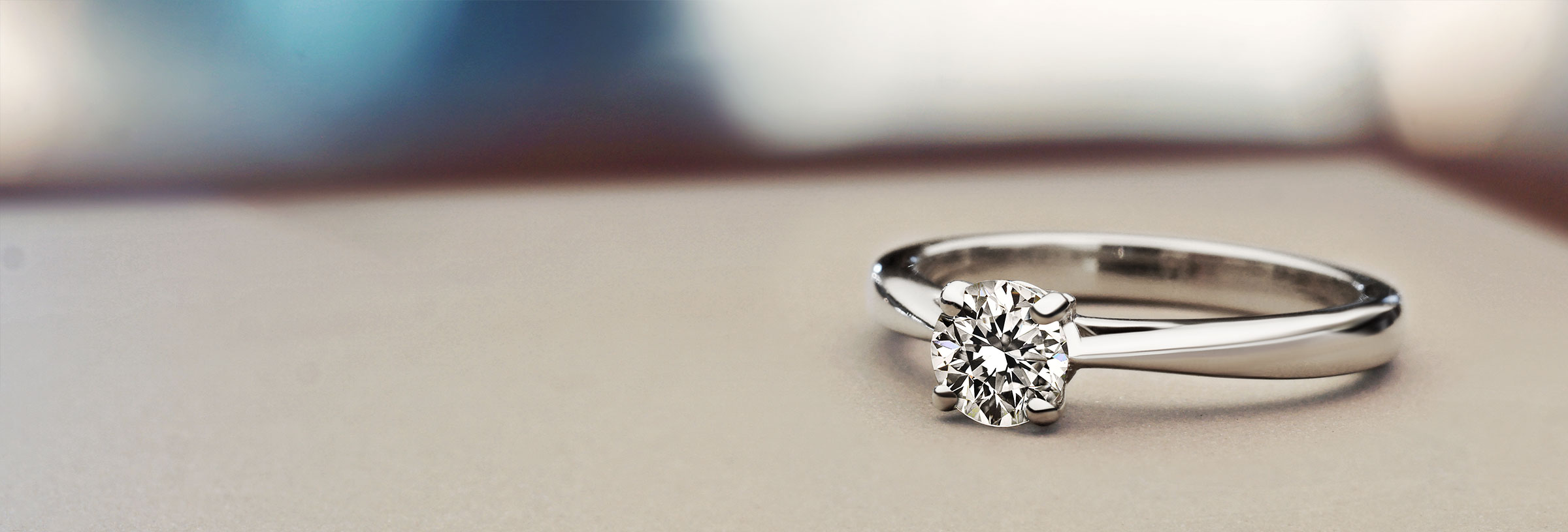 Platinum and 0.61ct diamond engagement ring with extra hidden diamonds