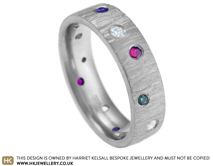 Eleanor's family birthstone eternity ring