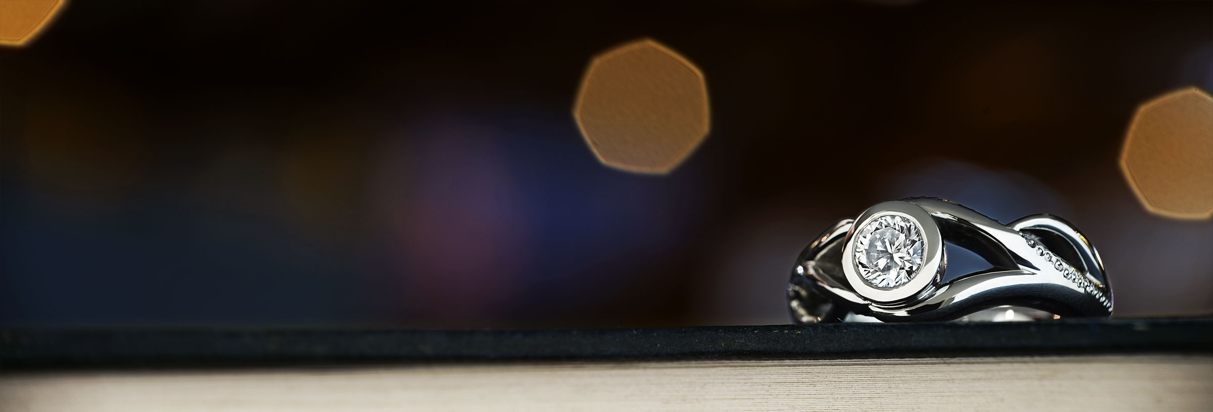 Coral inspired 0.49ct diamond ring