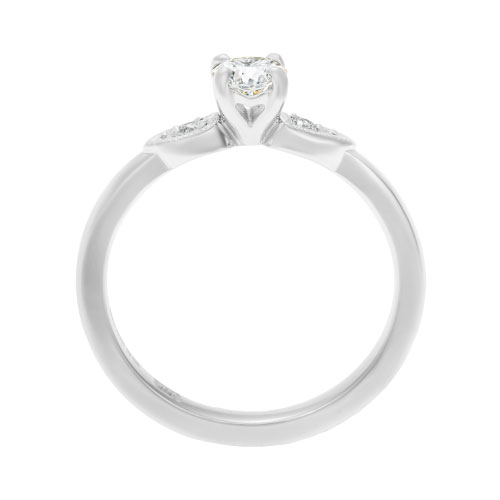 Moissanite Engagement Ring, Unique Floating Halo With 6.5 mm Forever One /  Brilliant Moissanite & .30 Carat Diamonds, Anniversary Ring - FBY11662 –  mondi.nyc