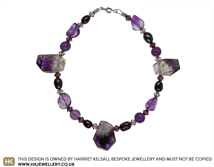 Swarovski on sale amethyst bracelet