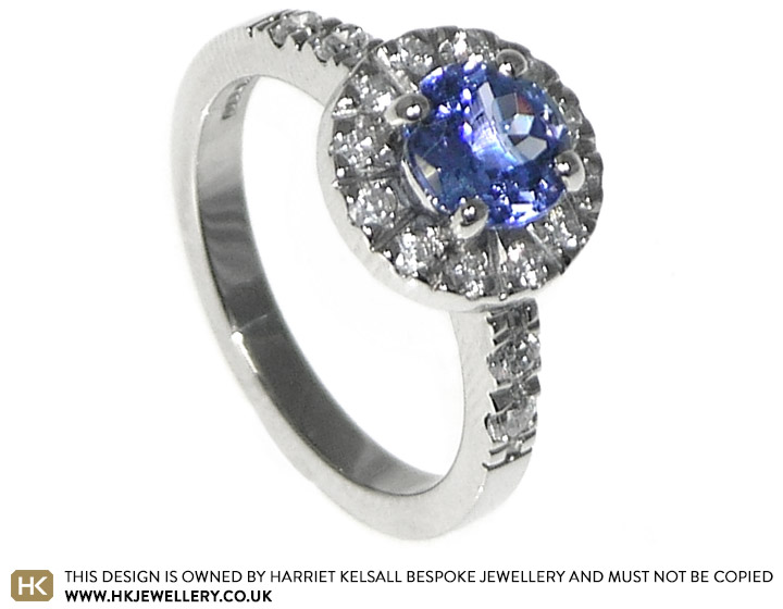 Both Sarah and Andrew loved this stunning tanzanite