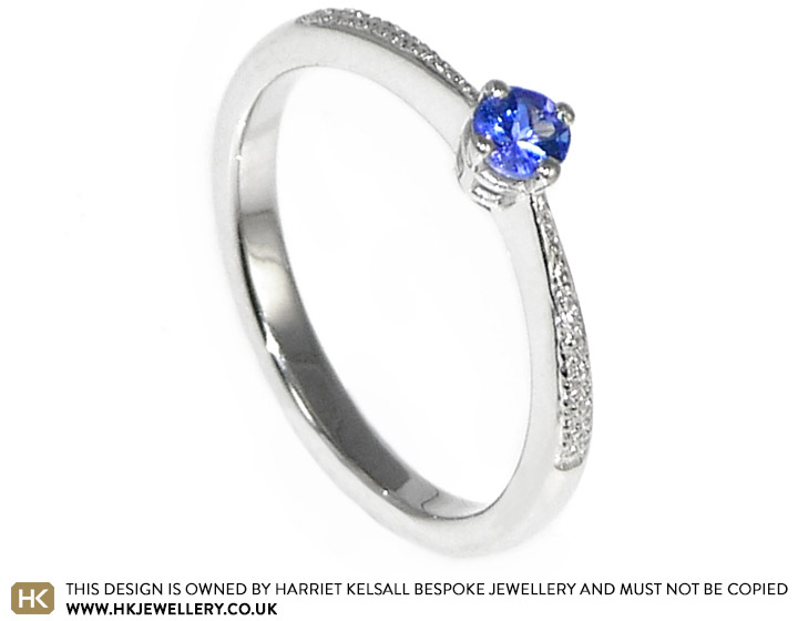 Tom Wanted to Surprise Jacqueline with this Beautiful Tanzanite Ring