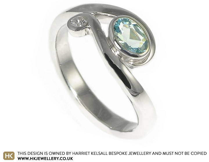 Selwyn and Marie-Lisa wanted to use Fairtrade and Fairmined white gold