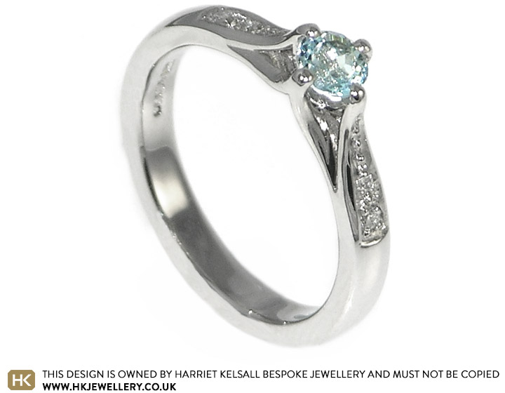 Nathan and Sophie's engagement ring