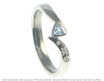 Jonathan wanted a mountain inspired engagement ring for Sammie