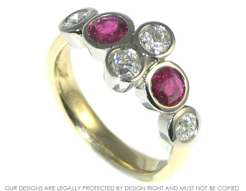 Judith wanted to re-design her old rings into one new ring