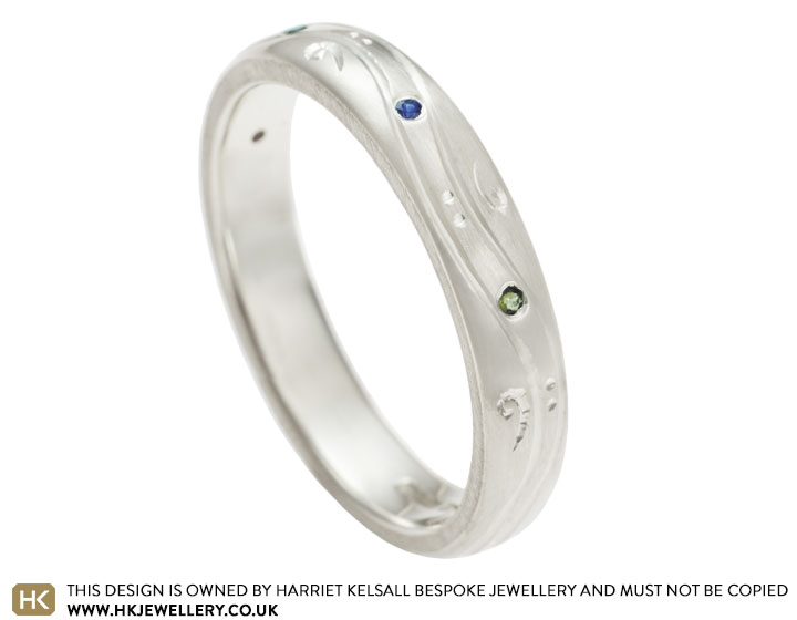 James' Music Inspired Wedding Ring