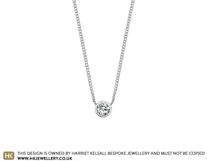 Joanne's Sterling silver and diamond pendant