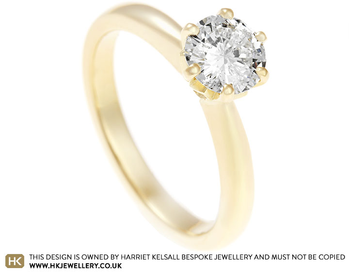 Joyce's 18ct Yellow Gold Diamond Engagement Ring