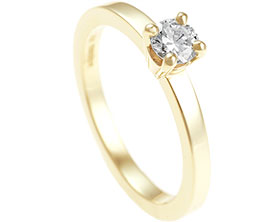 Nick proposed with this classically designed engagement ring in Iceland