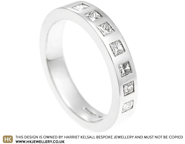 Palladium diamond eternity sales ring uk