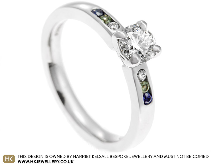 Gemma's Sea Inspired Engagement Ring