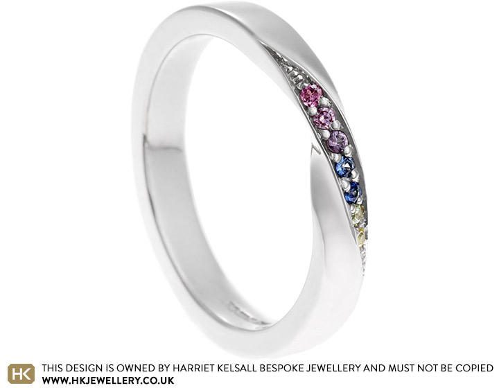 Rainbow sales eternity ring