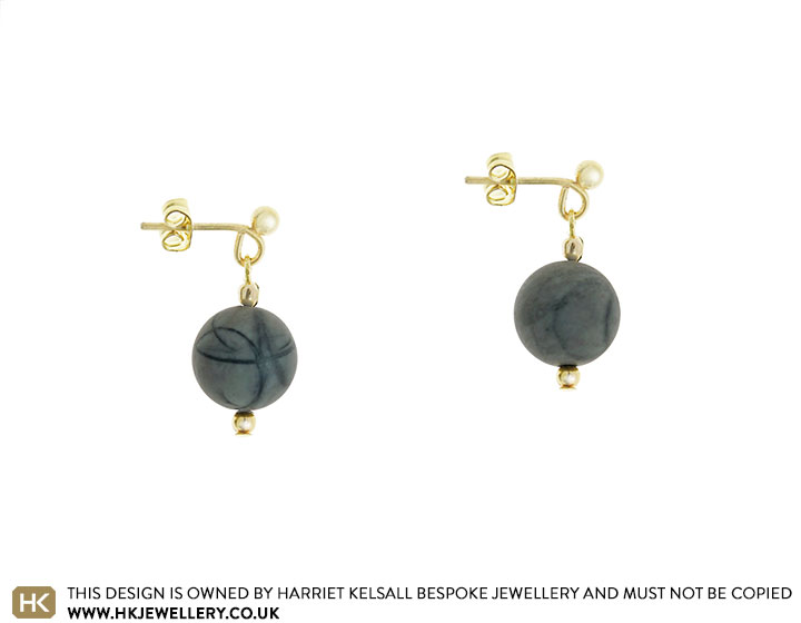 Picasso Jasper Drop Earrings