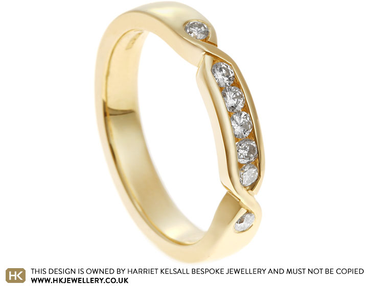 Dorothy's yellow gold eternity ring