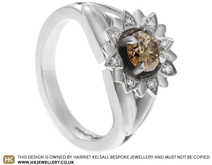 Protea cut sale diamond ring