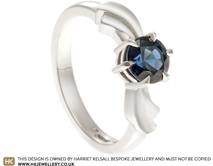 Juliet's Sailing Inspired Sapphire Engagement Ring