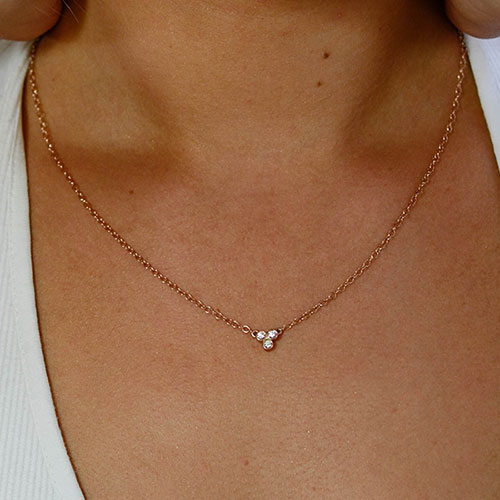 3 tier deals diamond necklace