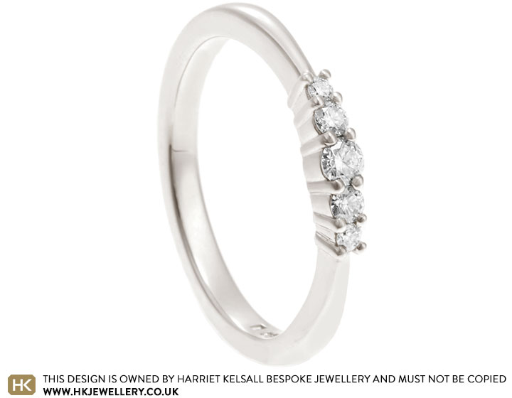 Delicate on sale eternity ring