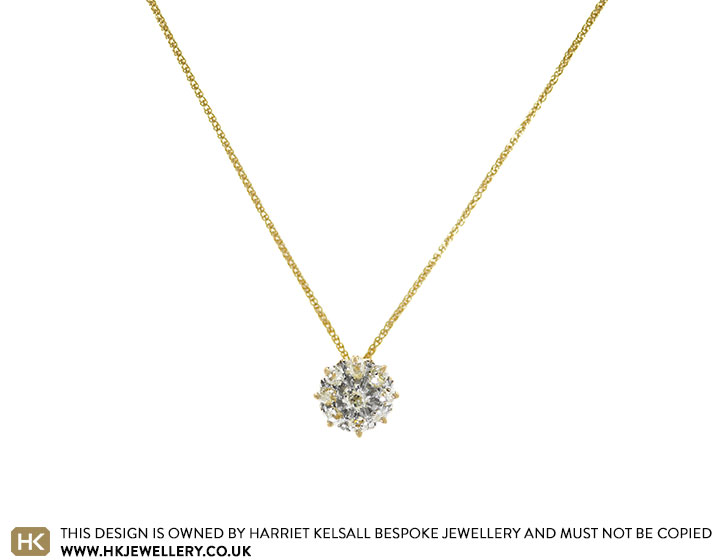 Susan's 18ct Yellow Gold and Diamond Pendant