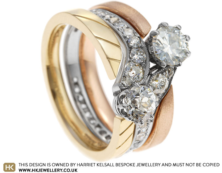 Helen's 9ct Yellow Gold Sun Inspired Rings