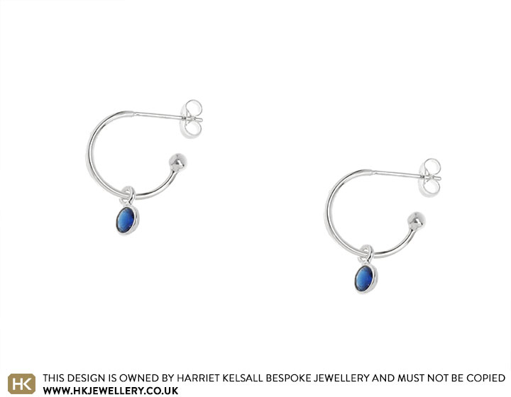 sterling silver hoop earrings for jewelry making