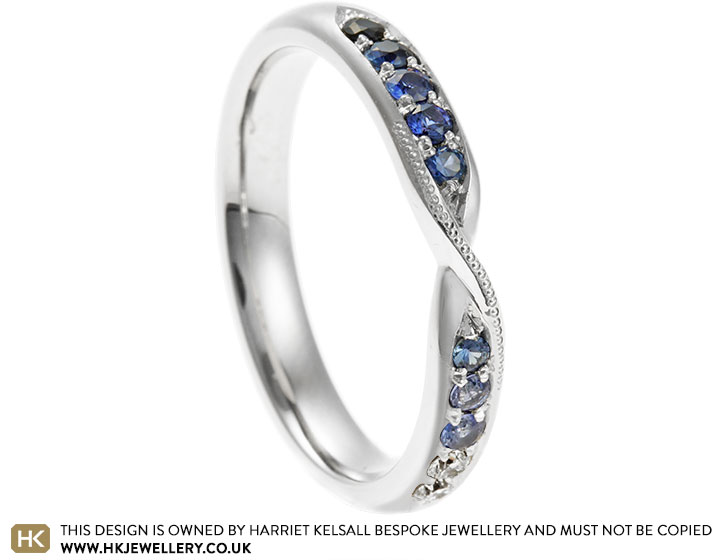 Kayleigh's Sapphire and Diamond Ring